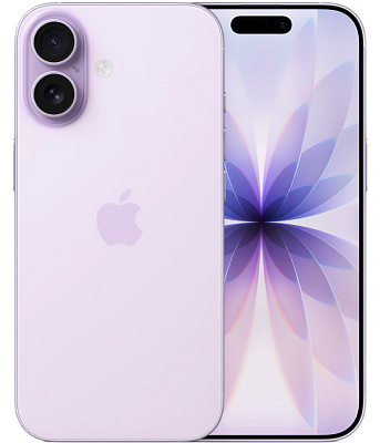 Смартфон Apple iPhone 17 (eSim) 256 ГБ Лавандовый