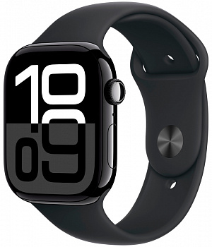 Смарт-часы Apple Watch Series 10, 42 мм цвет «чёрный глянец»