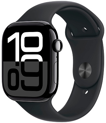 Смарт-часы Apple Watch Series 10, 42 мм цвет «чёрный глянец»