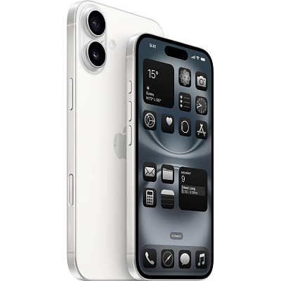 Смартфон Apple iPhone 16 256 ГБ белый