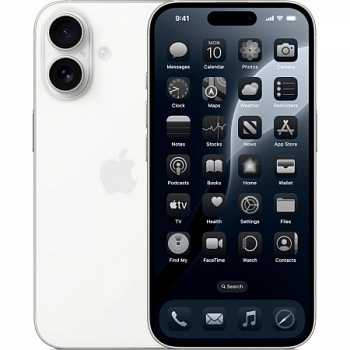 Смартфон Apple iPhone 16 256 ГБ белый